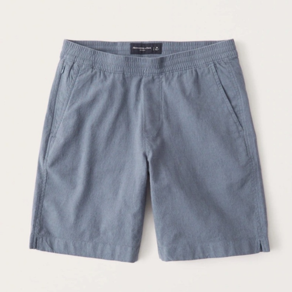 Abercrombie XXL Linen-Blend Pull-On Shorts